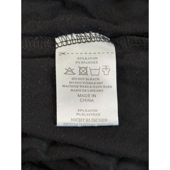 Black Long-Sleeve A-Line Tunic Dress By JollieLovin Plus Size 3X Flowy Fit - Picture 5 of 10